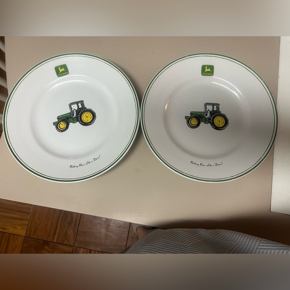 JOHN DEERE LICENSED GIBSON DINNER PLATE - Picture 3 of 4